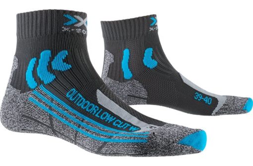 X-SOCKS Women Trek Outdoor low cut anthracite/turquoise 41-42