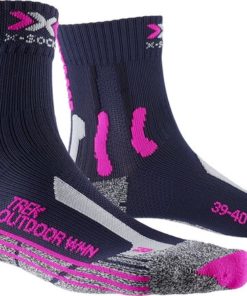 X-SOCKS Women Trek Outdoor midnight blue/pink/grey melange 35-36