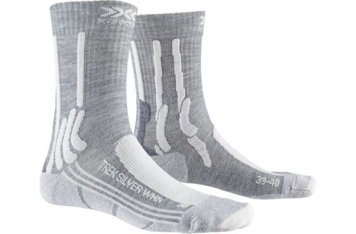 X-SOCKS Women Trek Silver dolomite grey melange/pearl grey 37-38