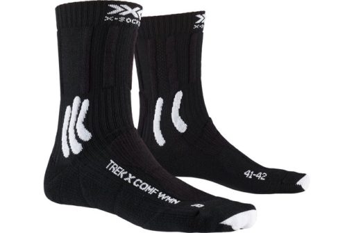 X-SOCKS Women Trek X Comf opal black/arctic white 41-42