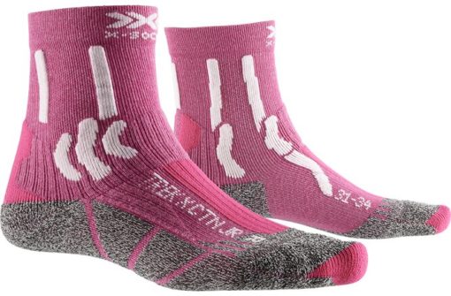 X-SOCKS JR Trek X CTN flamingo pink/arctic white 31-34