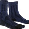 X-SOCKS Trek X Linen dolomite grey melange/opal black 42-44 X-SOCKS Trek X Linen dolomite grey melange/opal black 42-44