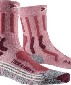 X-SOCKS Women Trek X Linen vintage red melange/grey melange 35-36 X-SOCKS Women Trek X Linen vintage red melange/grey melange 35-36