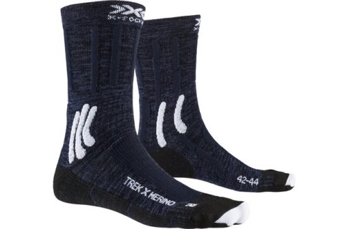 X-SOCKS Trek X Merino midnight blue/arctic white 45-47