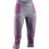 X-BIONIC Women Energy Accumulator 4.0 Melange Pants 3/4 grey melange/pink L X-BIONIC Women Energy Accumulator 4.0 Melange Pants 3/4 grey melange/pink L