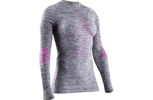 X-BIONIC Women Energy Accumulator 4.0 Melange Shirt LG SL grey melange/pink XS