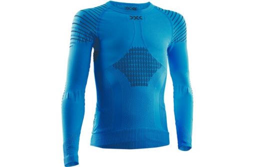 X-BIONIC JR Invent 4.0 Shirt LG SL teal blue/anthracite 8/9