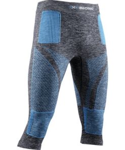 X-BIONIC Men Energy Accumulator 4.0 Melange Pants 3/4 dark grey melange/blue L X-BIONIC Men Energy Accumulator 4.0 Melange Pants 3/4 dark grey melange/blue L