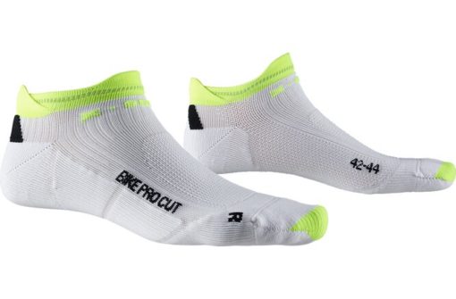 X-SOCKS Bike Pro Cut arctic white/phyton yellow 39-41