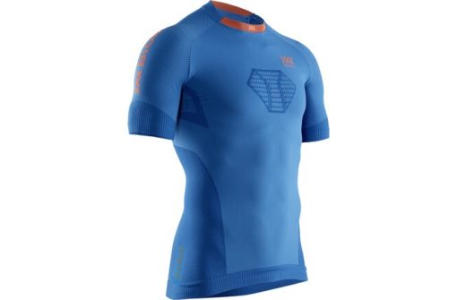 X-BIONIC MEN Invent 4.0 Running Shirt SH SL teal blue/kurkuma orange XL