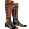 X-SOCKS Ski Rider 4.0 stone grey melange/x-orange 39-41 X-SOCKS Ski Rider 4.0 stone grey melange/x-orange 39-41