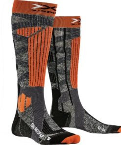 X-SOCKS Ski Rider 4.0 stone grey melange/x-orange 35-38 X-SOCKS Ski Rider 4.0 stone grey melange/x-orange 35-38