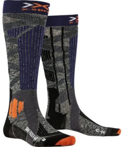 X-SOCKS Ski Rider 4.0 stone grey/melange blue 35-38 X-SOCKS Ski Rider 4.0 stone grey/melange blue 35-38