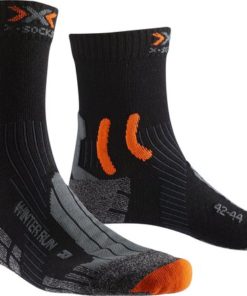 X-SOCKS Winter Run 4.0 black/dark grey melange/x-orange 35-38 X-SOCKS Winter Run 4.0 black/dark grey melange/x-orange 35-38