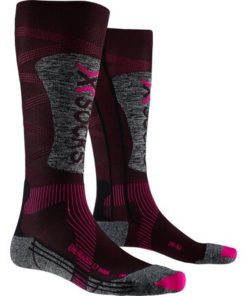 X-SOCKS Women Ski Energizer LT 4.0 black/fluo pink/stone grey melange 35-36 X-SOCKS Women Ski Energizer LT 4.0 black/fluo pink/stone grey melange 35-36