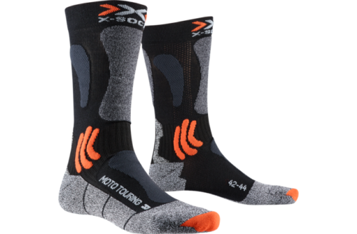 X-SOCKS Mototouring short opal black/dolomite grey melange 42-44