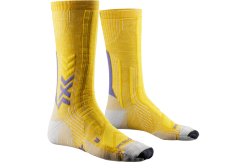 X-SOCKS Trek Perform Merino Crew flax gold/amethyst 45-47