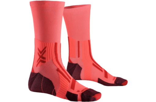 X-SOCKS Trail Run Perform Crew fluo red/namib red 42-44