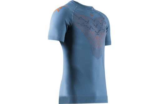 X-BIONIC Men Twyce Run Shirt SH SL mineral blue/orange S