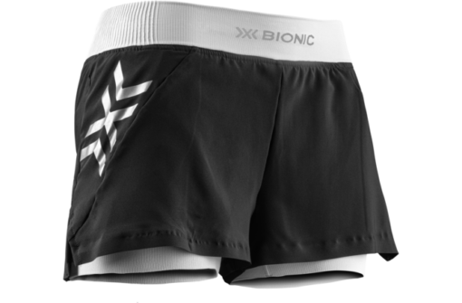 X-BIONIC Women Twyce Race 2in1 Shorts arctic white/pearl grey M