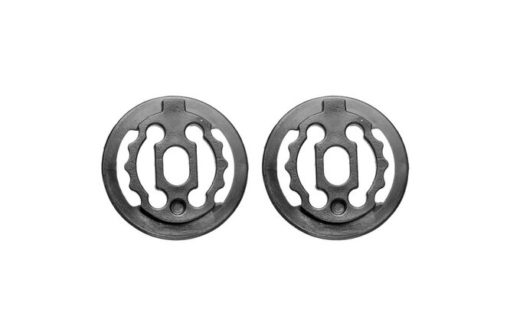CP screw support ring (oval hole) black 2 pieces