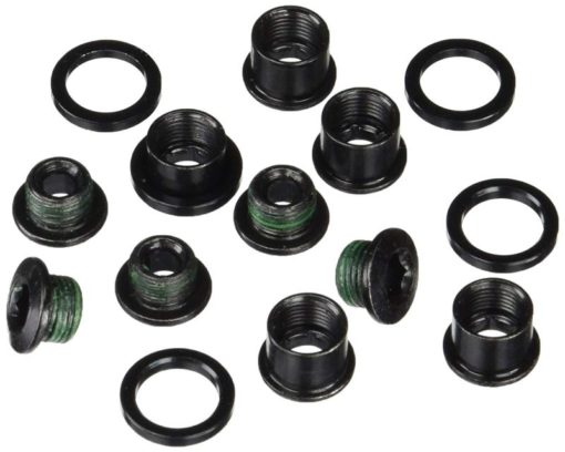 CHAINRING BOLT KIT 5STEEL/SPBLACK/BLACK TRUVATIV