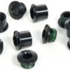 CHAINRING BOLT KIT 5 ALUM/BLACK SRAM
