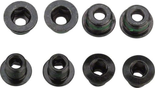 CHAINRING BOLT KIT 4X2 ST/ST BLACK