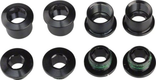 CHAINRING BOLT KIT Quarq MTB, X01 4Stk ALUM BLACK