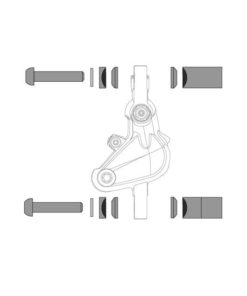 POST SPACER 20S TIT25 CPS BOLTS AVID