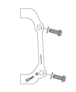 IS BRACKET 30IS SS BRKT BOLTS AVID