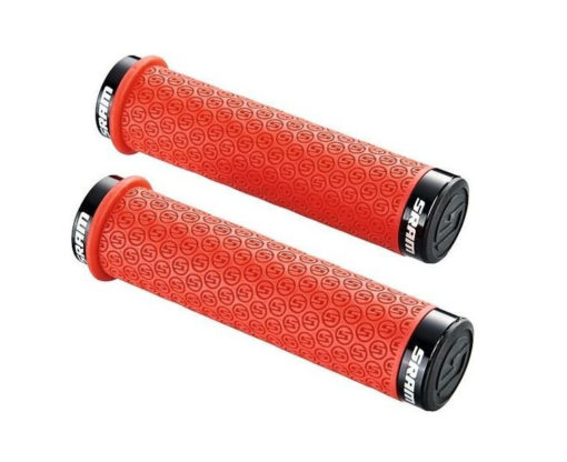 Lenkergriff SRAM LockingGrips DH Silikon 130mm Paar rot