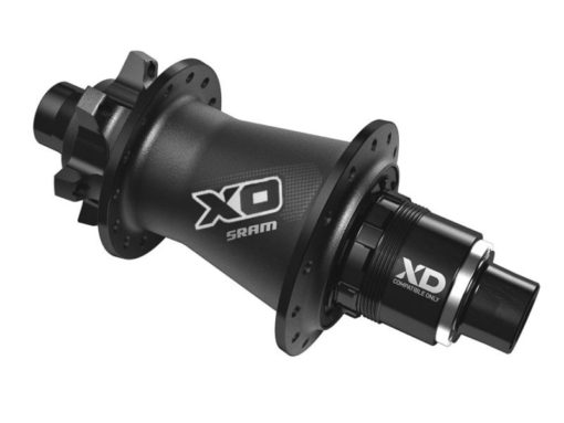 Hinterradnabe MTB SRAM X0 28H 6-Loch QR, 12x142mm XD-Body