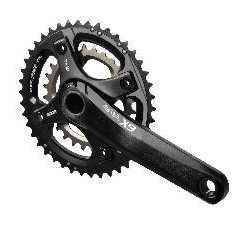 Kurbel X9 Fatbike 175mm 36-22Z GXP 100mm 2×10 grau