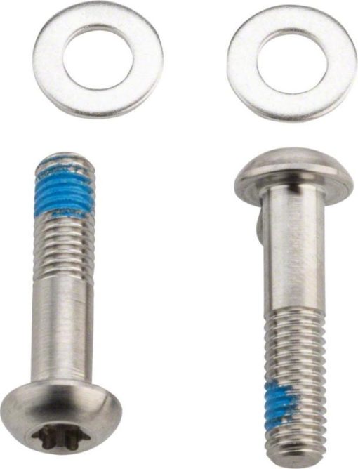 Adapter / Bremssattel Schrauben Kit Titan T25 37mm 2Stk FlatMount, Sram