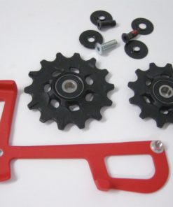 X01 Eagle Rear Derailleur 12 speed X-Sync Pulleys and InnerCage Red, Sram