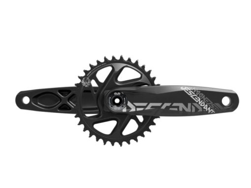 Kurbel Descendant DH DUB 83mm 165mm Direct Mount 34Z X-SYNC 2, noir