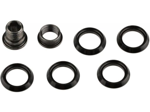 CHAINRING SPACERS (QTY 5) HIDDEN BOLT/NUT KIT FOR CX1 CHAINRING