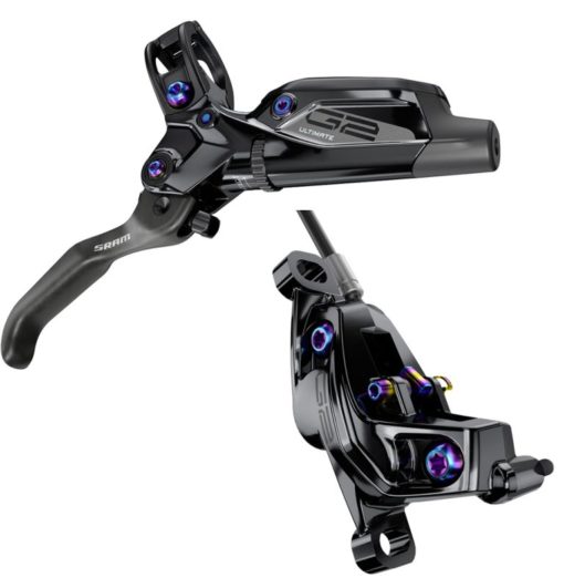 G2 Ultimate, Gloss Black Front 950mm Carbon Lever, Rainbow Hardware, A2