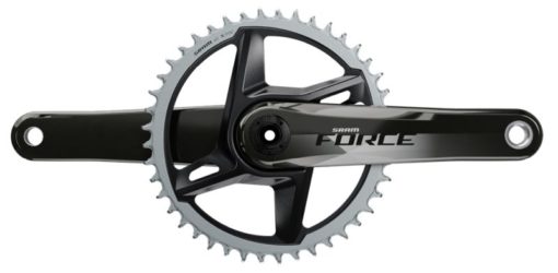 Kurbel Force 1x Wide DUB 175mm 40Z Direct Mount, Gloss Black, Carbon