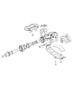 Pedal Grip pins/bolts, 4 tension screws TIME SPECIALE 8/12