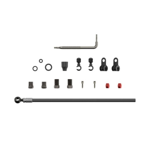 Bremsleitung - Black Banjo, 2000mm Level, Code, Red /S900 Monoblock