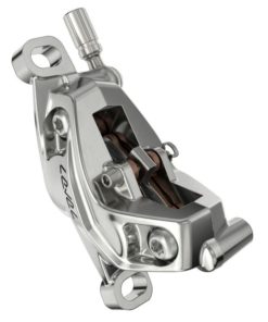 Brake Caliper Assembly - Silver Anodized Level 4P Ultimate Stealth C1
