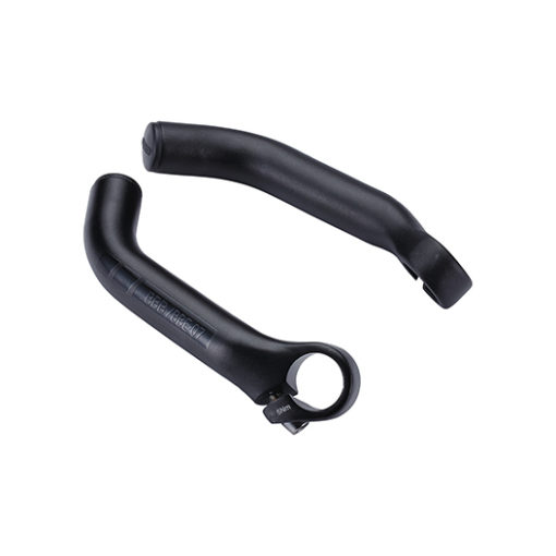 Lenkerhörner Classic 150mm schwarz matt, Alu geschmiedet 144g