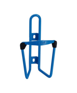 Support de bidon Fueltank bleu anodisé en aluminium, vis inox incluses