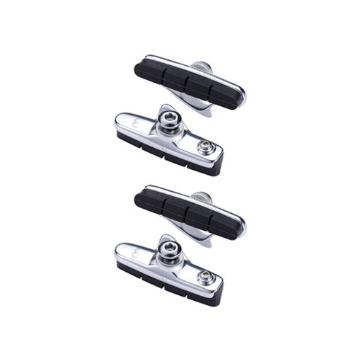 Bremsschuh Roadstop Shimano/Sram Road Cartridge, silber, 2 Paar