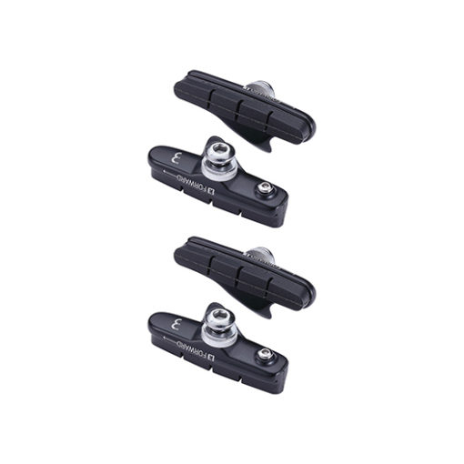 Bremsschuh Roadstop Shimano/Sram Road Cartridge, schwarz, 2 Paar