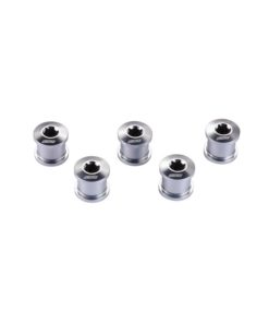 CHAINRING BOLTS HEXSTARS ALU SILBER