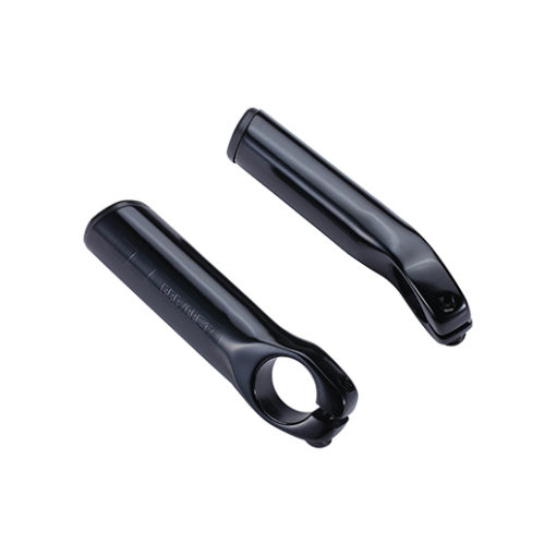 Lenkerhörner Lightstraight 95mm schwarz glanz, Alu geschmiedet 104g