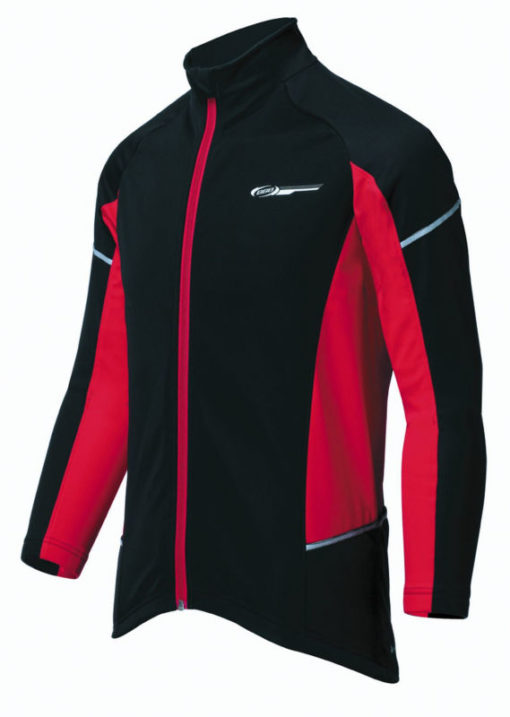 Veste d’hiver homme hydrofuge avec Windstopper noir-rouge S